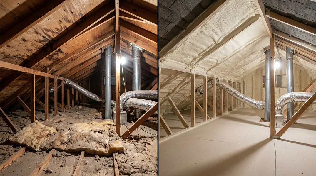 Result spray foam insulation in Kansas City - Kansas City Spray Foam Insulation
